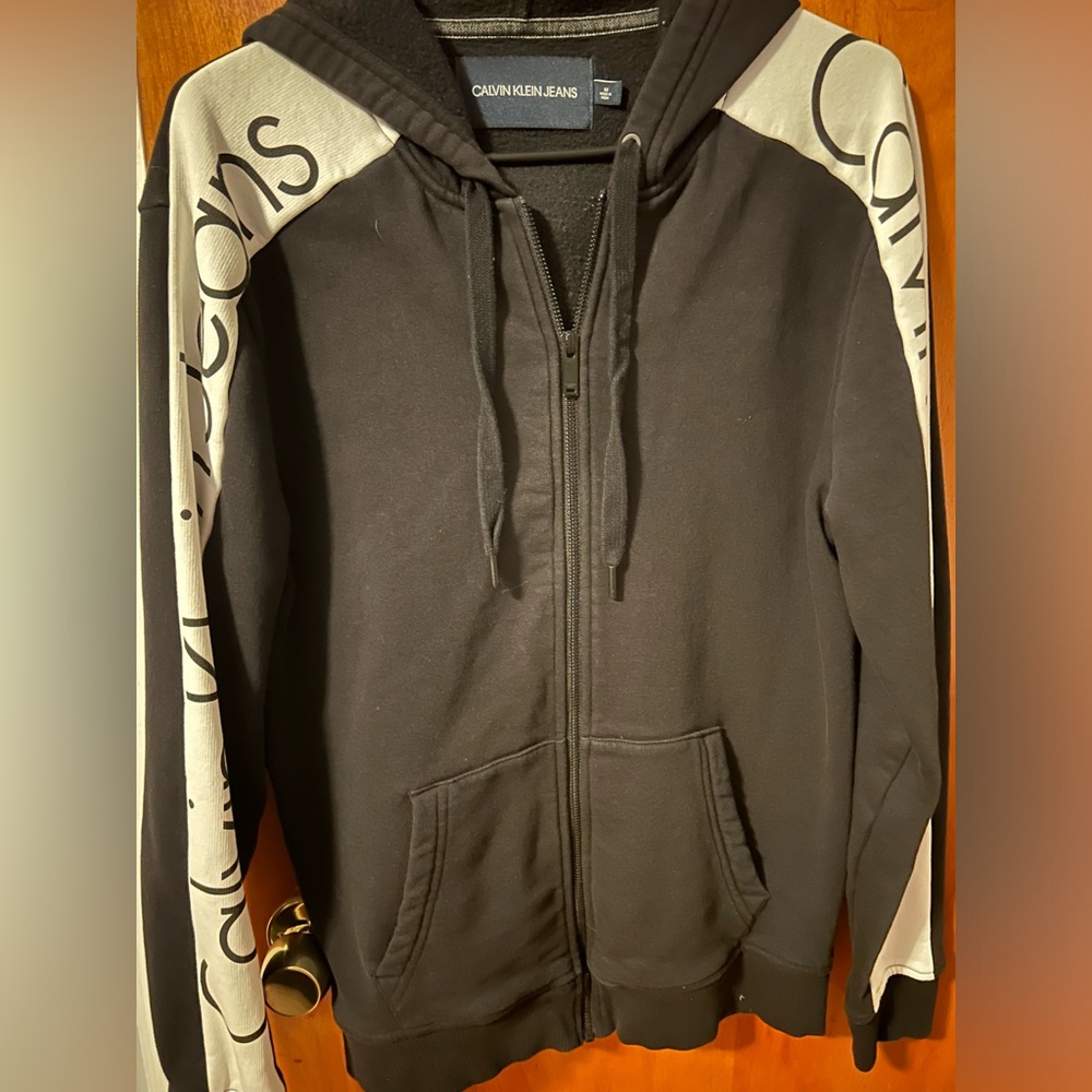 Used men’s Calvin Klein zip up hoodie